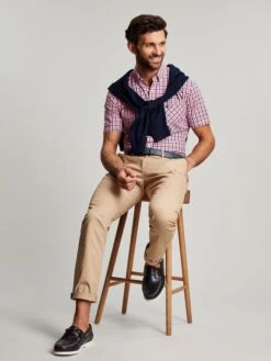 Wilson Pink Short Sleeve Classic Fit Shirt -Clothing Store 818023s3