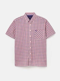 Wilson Pink Short Sleeve Classic Fit Shirt -Clothing Store 818023s7