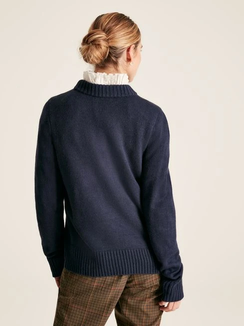 Navy Intarsia Christmas Jumper 2 Navy Intarsia Christmas Jumper - Image 2