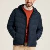 Navy Padded Shower Resistant Coat