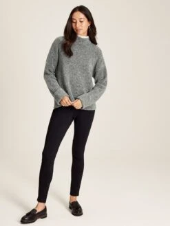 Grey Bouclé Knit Jumper -Clothing Store 833585s4