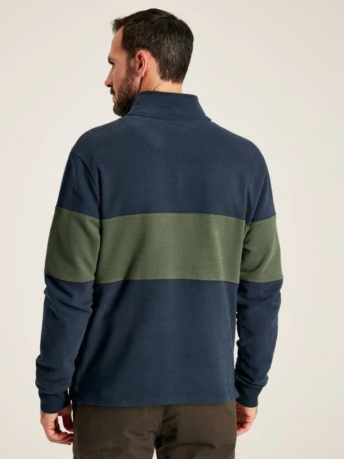 Navy Quarter Zip Sweatshirt 3 Navy Quarter Zip Sweatshirt - Image 3
