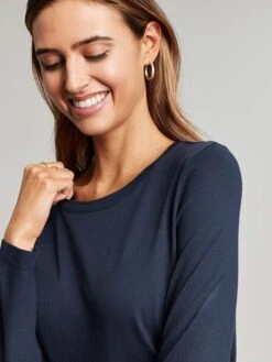 Blue Crew Long Sleeve Top -Clothing Store 905716s5