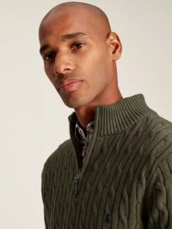 Green Quarter Zip Jumper 13 Green Quarter Zip Jumper -Clothing Store 916 069s6