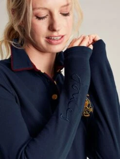 Ashley Blue Long Sleeve Polo Shirt 10 Ashley Blue Long Sleeve Polo Shirt -Clothing Store 917427s4