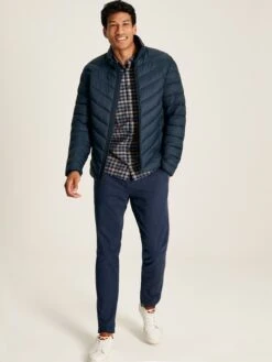 Garrett Blue Shower Resistant Padded Jacket 9 Garrett Blue Shower Resistant Padded Jacket -Clothing Store 942707s3