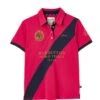 Red Official Badminton Horse Trials Polo Shirt