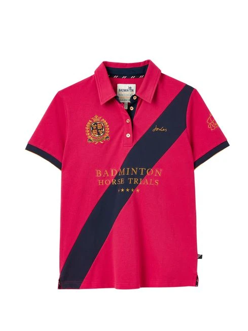Red Official Badminton Horse Trials Polo Shirt 1 Red Official Badminton Horse Trials Polo Shirt