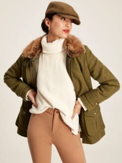 Green Tweed Jacket With Removable Gilet -Clothing Store 956 845s4