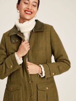 Green Tweed Jacket With Removable Gilet -Clothing Store 956 845s6