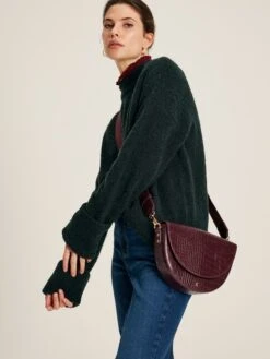 Dark Green Bouclé Knit Jumper 8 Dark Green Bouclé Knit Jumper -Clothing Store 969 417s3