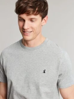 Grey Plain Jersey T-Shirt -Clothing Store 973783s3