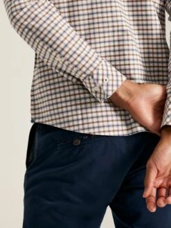 Blue/Brown Classic Fit Shirt 10 Blue/Brown Classic Fit Shirt -Clothing Store 975786s5