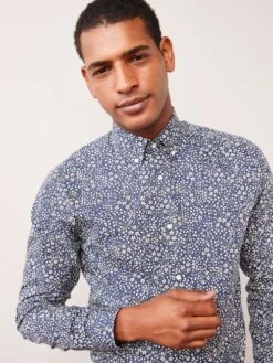 Blue Print Shirt -Clothing Store A64808s4
