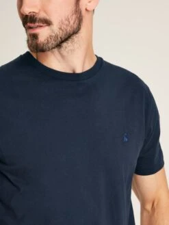 Navy Blue Plain Jersey T-Shirt -Clothing Store C23347s3