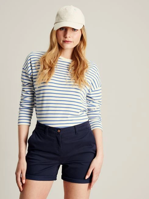 Blue Drop Shoulder Long Sleeve Top 1 Blue Drop Shoulder Long Sleeve Top