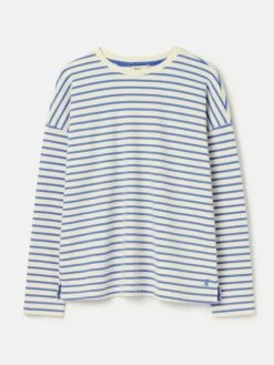 Blue Drop Shoulder Long Sleeve Top 11 Blue Drop Shoulder Long Sleeve Top -Clothing Store C23929s6
