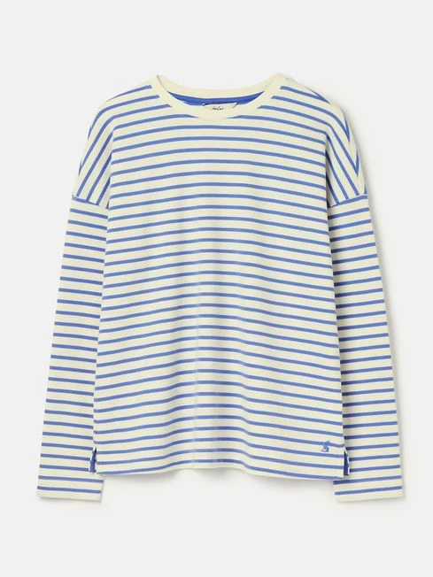 Blue Drop Shoulder Long Sleeve Top 6 Blue Drop Shoulder Long Sleeve Top - Image 6