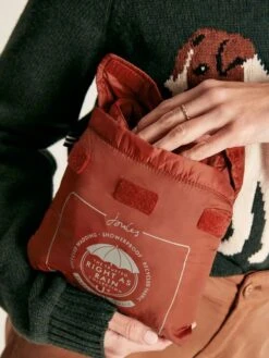 Red Showerproof Packable Gilet -Clothing Store C35985s4