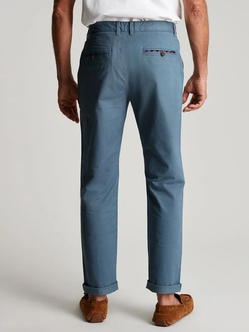 Blue Slim Fit Chinos 2 Blue Slim Fit Chinos - Image 2