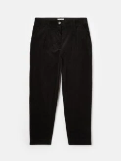 Black Cord Tapered Leg Trousers -Clothing Store C39195s6