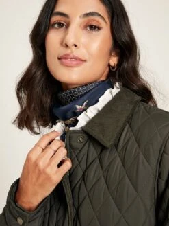 Green Showerproof Quilted Jacket -Clothing Store C43 127s4