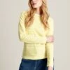 Yellow Drop Shoulder Long Sleeve Top