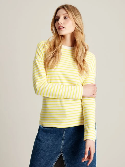 Yellow Drop Shoulder Long Sleeve Top 1 Yellow Drop Shoulder Long Sleeve Top