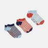 Blue 3 Pack Trainer Socks