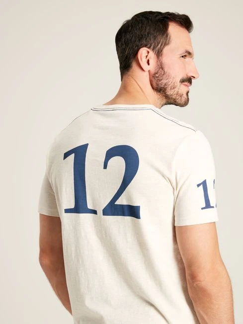 White Graphic Tee-Graphic Jersey T-Shirt 2 White Graphic Tee-Graphic Jersey T-Shirt - Image 2