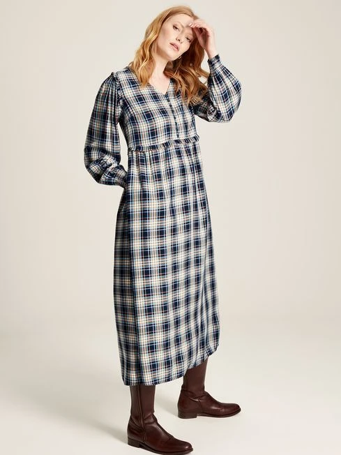 Camilla Blue Button Front Tiered Dress 1 Camilla Blue Button Front Tiered Dress