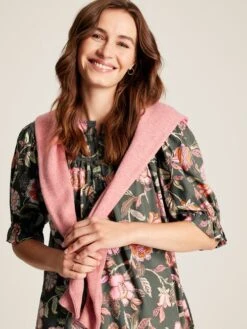 Grey Curved Yoke Blouse -Clothing Store C80654s4