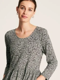 Green Leaf Tiered Jersey Dress 10 Green Leaf Tiered Jersey Dress -Clothing Store C92051s5