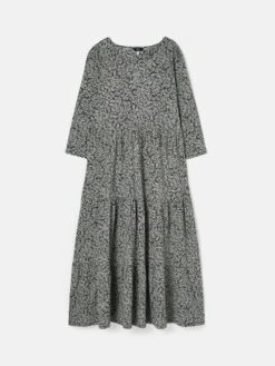 Green Leaf Tiered Jersey Dress 11 Green Leaf Tiered Jersey Dress -Clothing Store C92051s6