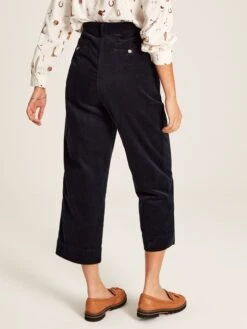 Navy Blue Cord Wide Leg Trousers 10 Navy Blue Cord Wide Leg Trousers -Clothing Store C93 517s3