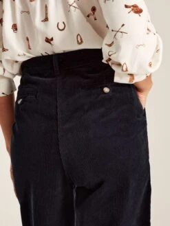 Navy Blue Cord Wide Leg Trousers 13 Navy Blue Cord Wide Leg Trousers -Clothing Store C93 517s6