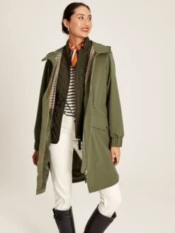 Green Waterproof Zip Through Coat -Clothing Store C95 560s3