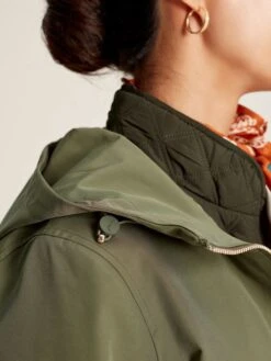 Green Waterproof Zip Through Coat -Clothing Store C95 560s5