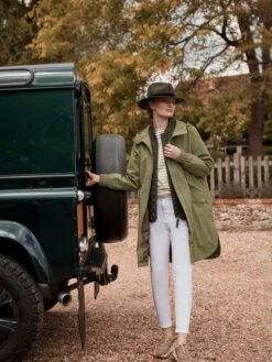 Green Waterproof Zip Through Coat -Clothing Store C95 560s6