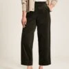 Green Cord Wide Leg Trousers