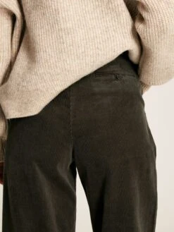Green Cord Wide Leg Trousers -Clothing Store D03 732s4