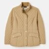 Brown Showerproof Quilted Jacket