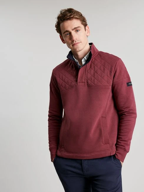 Joules Purple Darrington Quarter Zip Sweatshirt 1 Joules Purple Darrington Quarter Zip Sweatshirt