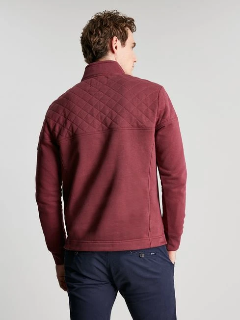 Joules Purple Darrington Quarter Zip Sweatshirt 2 Joules Purple Darrington Quarter Zip Sweatshirt - Image 2