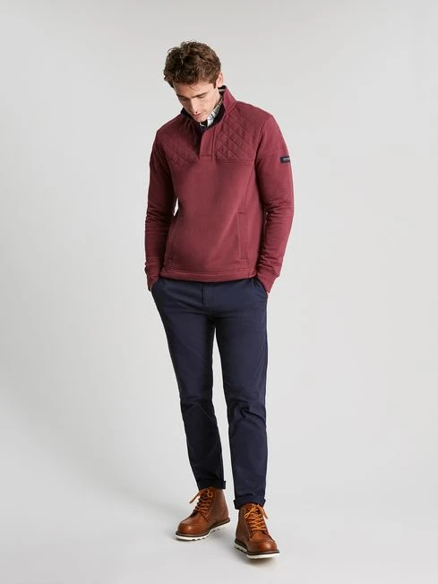 Joules Purple Darrington Quarter Zip Sweatshirt 3 Joules Purple Darrington Quarter Zip Sweatshirt - Image 3