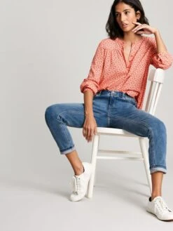 Joules Red Georgia Pop Over Top 9 Joules Red Georgia Pop Over Top -Clothing Store D25225s3