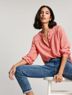 Joules Red Georgia Pop Over Top 10 Joules Red Georgia Pop Over Top -Clothing Store D25225s4