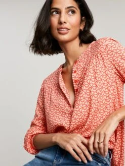 Joules Red Georgia Pop Over Top 11 Joules Red Georgia Pop Over Top -Clothing Store D25225s5