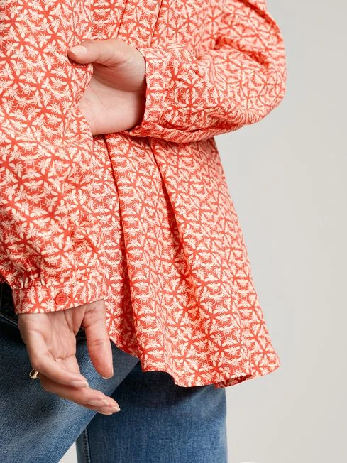 Joules Red Georgia Pop Over Top 6 Joules Red Georgia Pop Over Top - Image 6