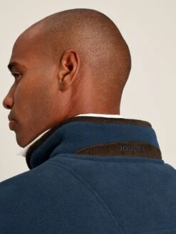 Blue Quarter Zip Fleece Sweatshirt 11 Blue Quarter Zip Fleece Sweatshirt -Clothing Store M97 081s5